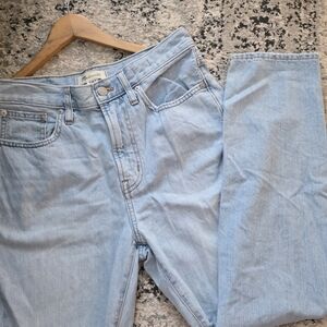 Madewell The Perfect Vintage Jean Womens Straight Leg Jeans Size 28 Light Wash